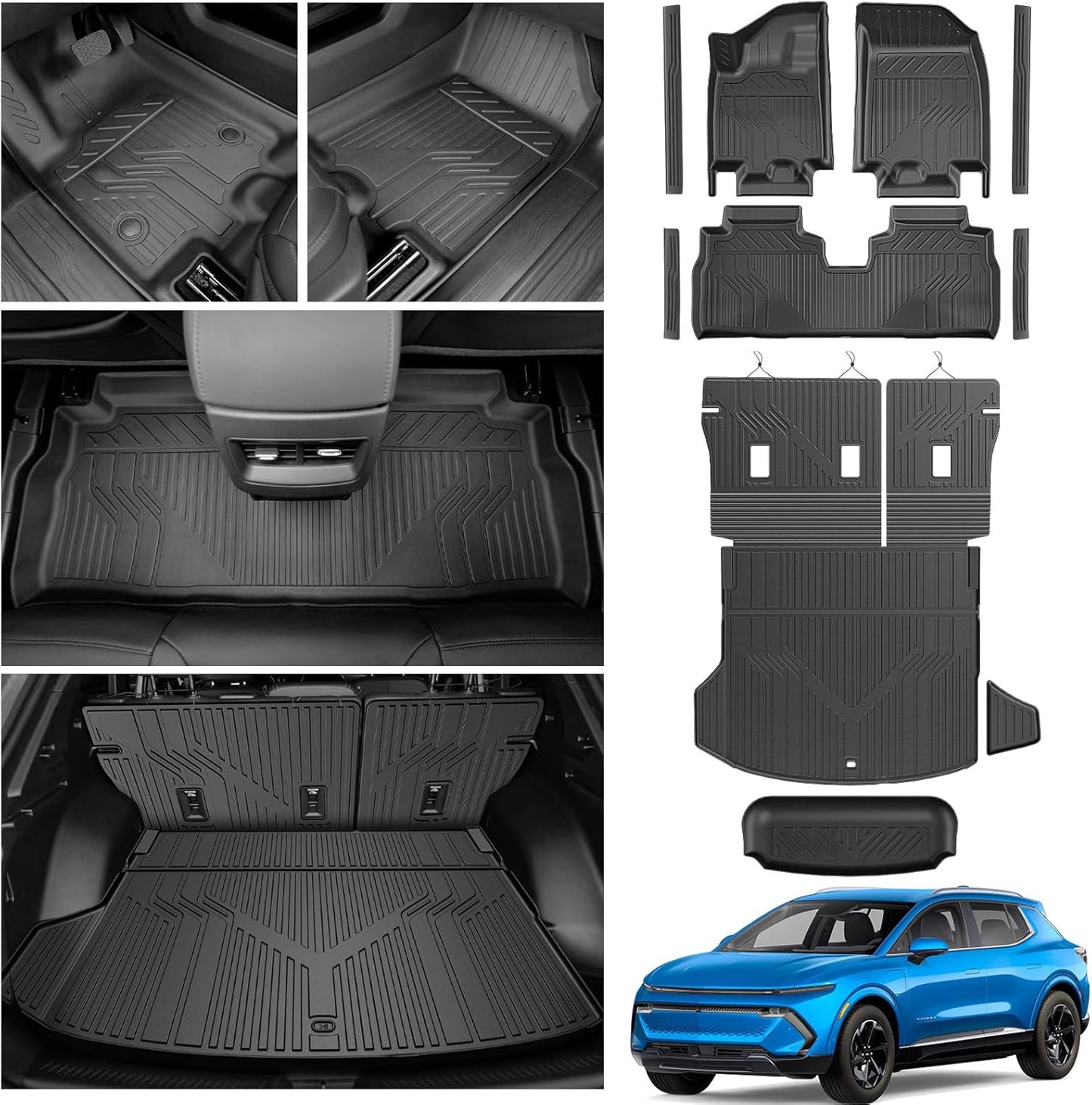 Custom Fit Floor Mats for 2024-2026 Chevy Equinox EV Accessories