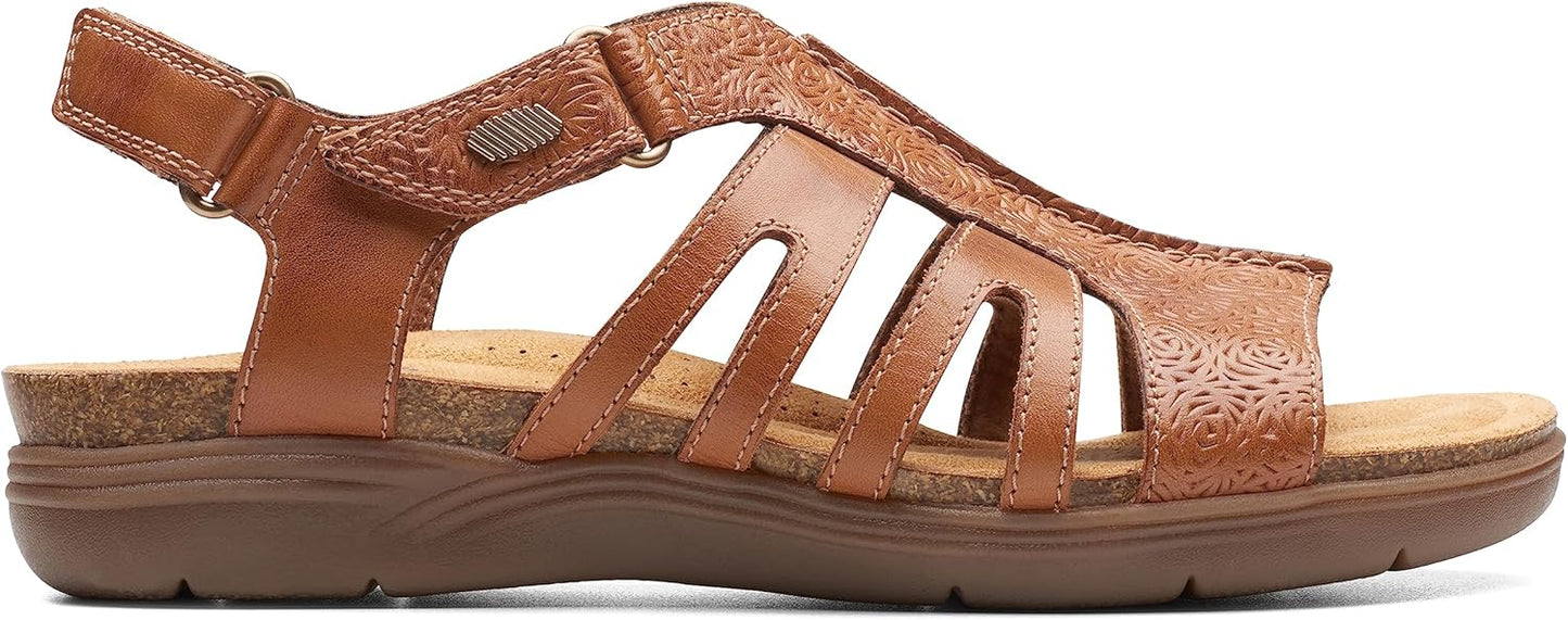 Clarks Women's April Belle Flat Sandal for Ultimate Comfort