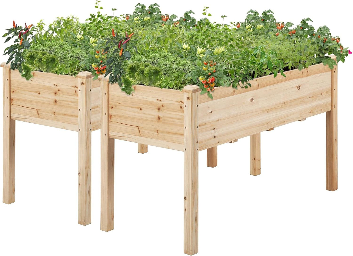 Yaheetech 2pcs Raised Garden Bed for Elevated Gardening Needs