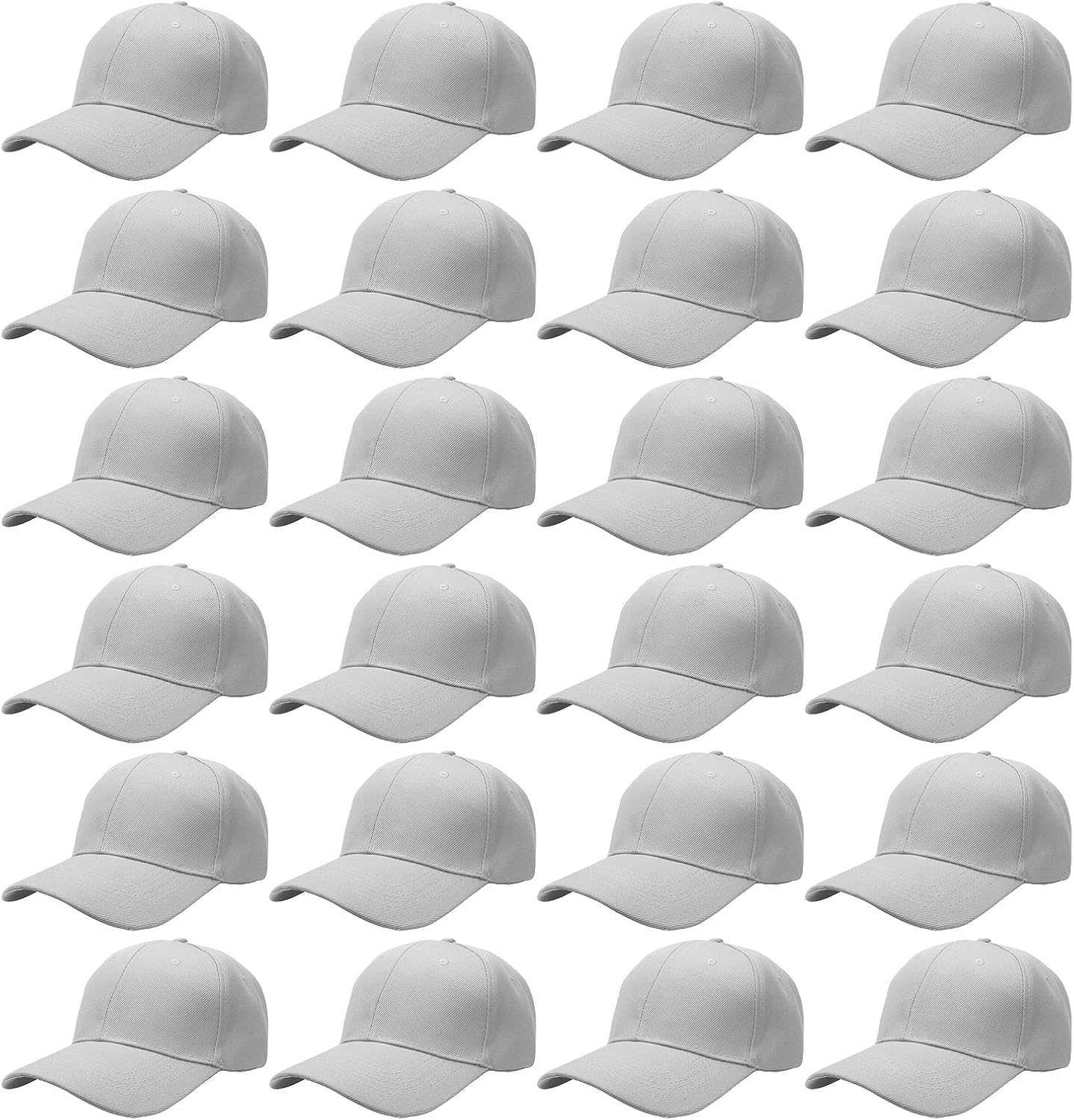 Unisex Baseball Cap Bulk Wholesale Plain Blank Hat Adjustable Size