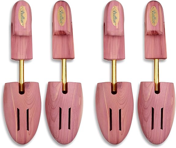 Stratton Cedar Shoe Tree Value-Pack for Men - Perfect Gift Idea