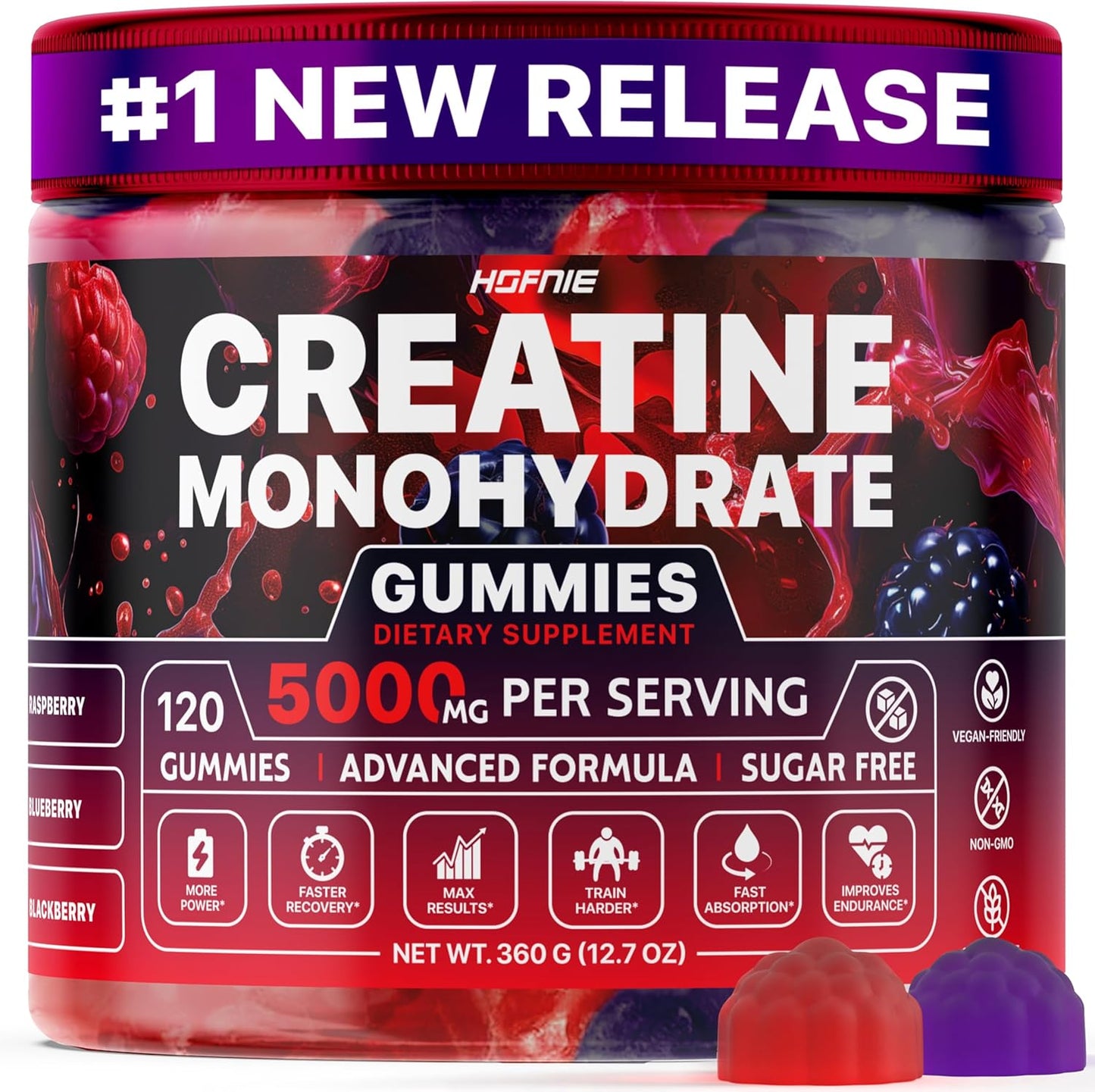 Creatine Monohydrate Gummies for Muscle Support and Recovery