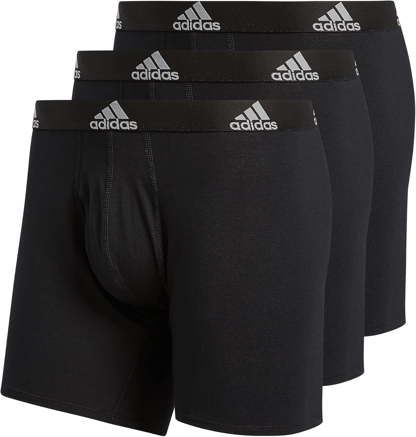 adidas Men's Performance Stretch Cotton Boxer Briefs 3-Pack Review