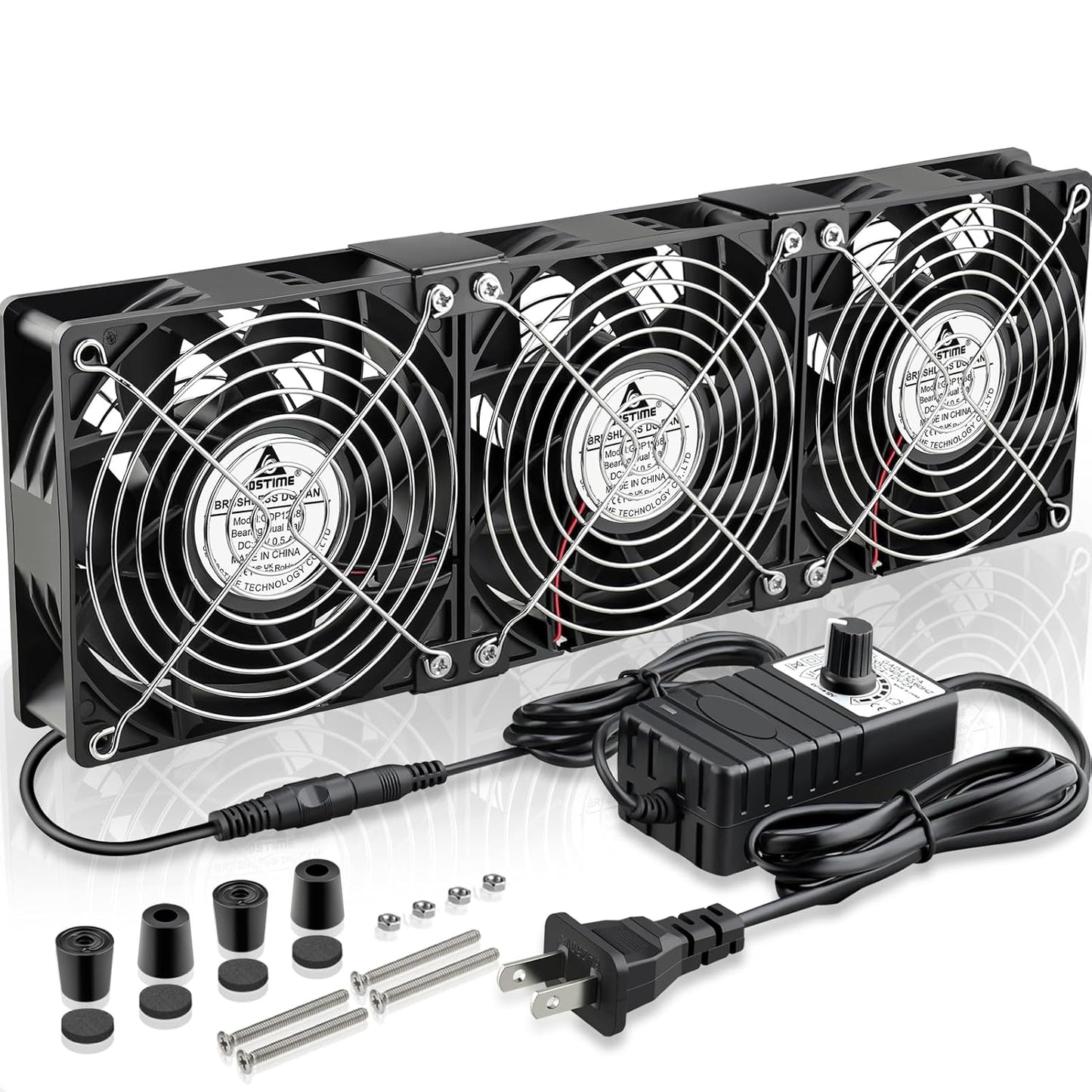 GDSTIME 3x 120mm Computer Fan for High CFM Ventilation Needs