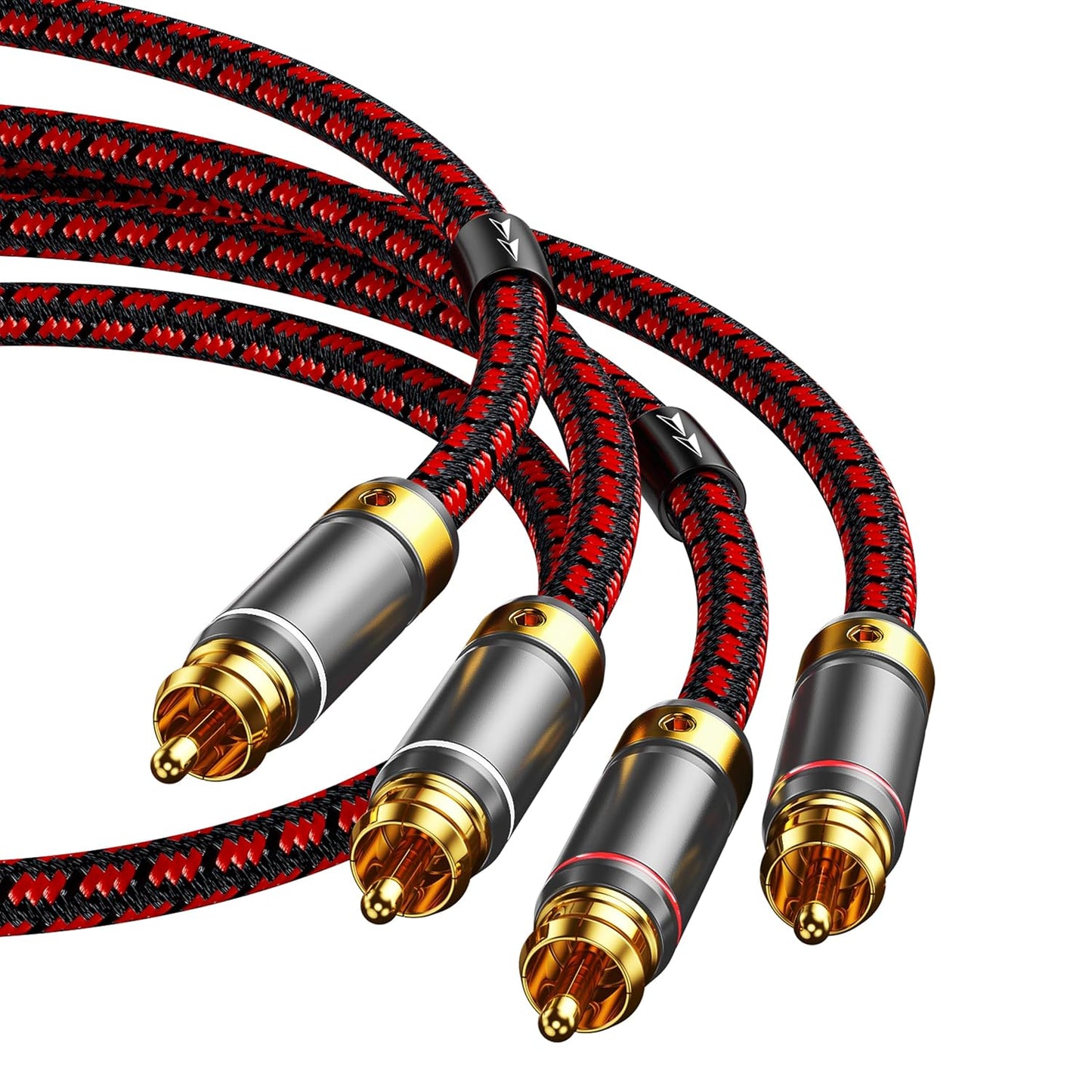 2 RCA Audio Cable for Home Theater and HiFi Systems, 9.8FT
