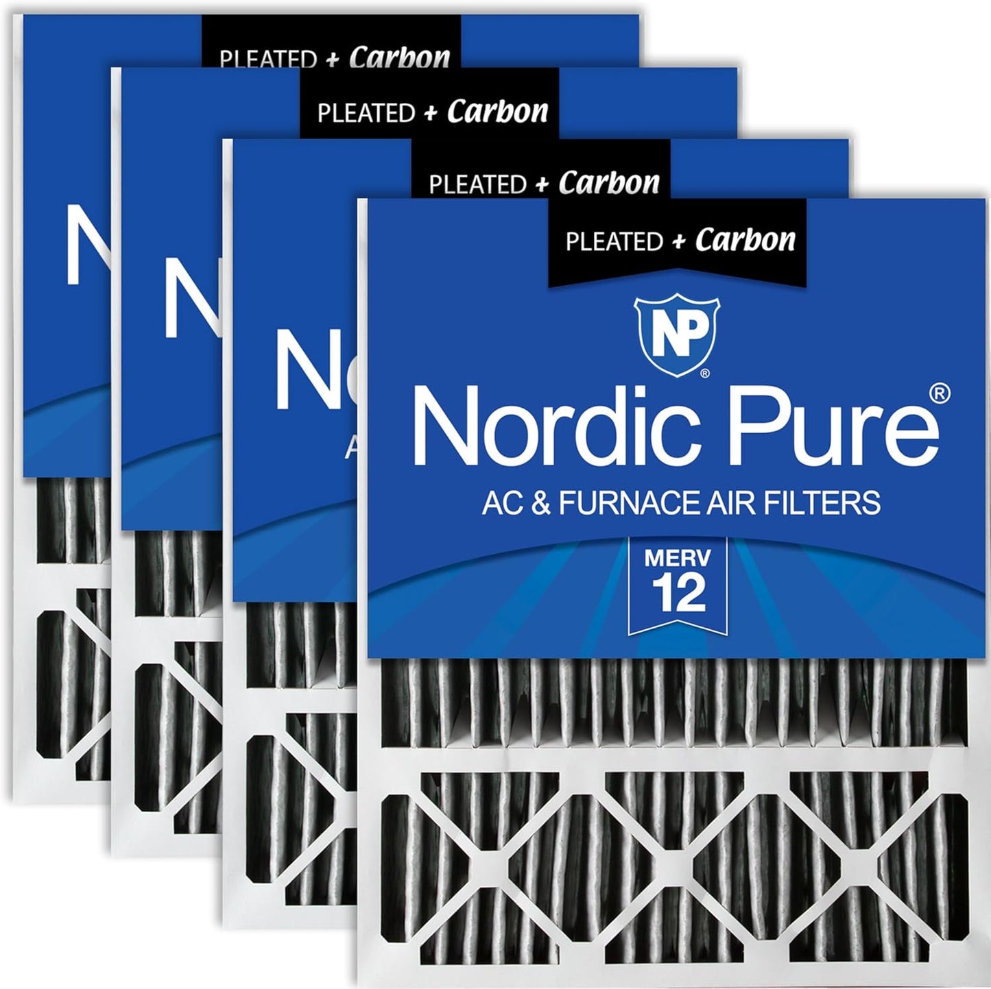 Nordic Pure 20x25x5 Honeywell Replacement Air Filters MERV 12