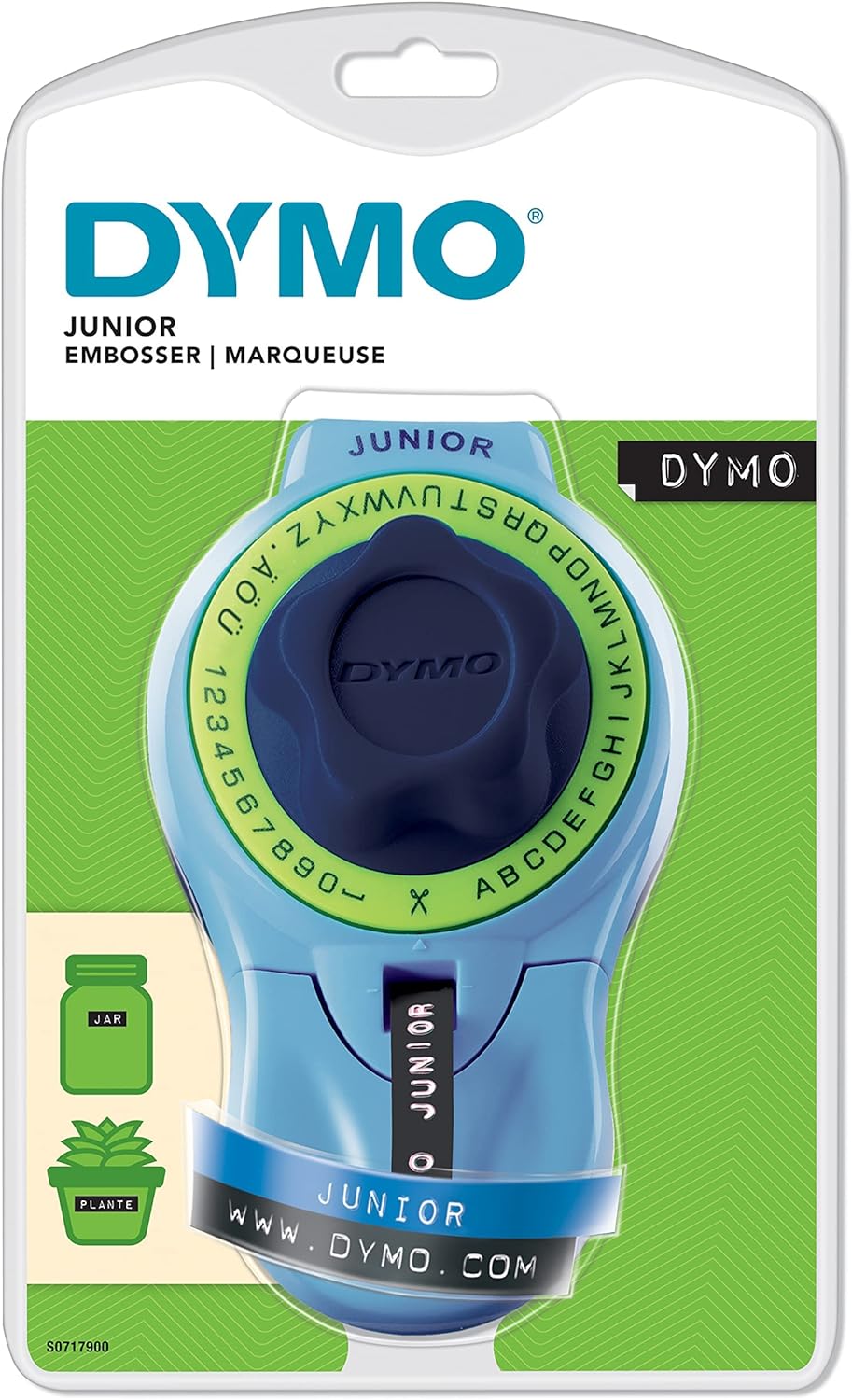 DYMO Junior Label Maker: Easy Manual Operation, Zero Batteries Needed!