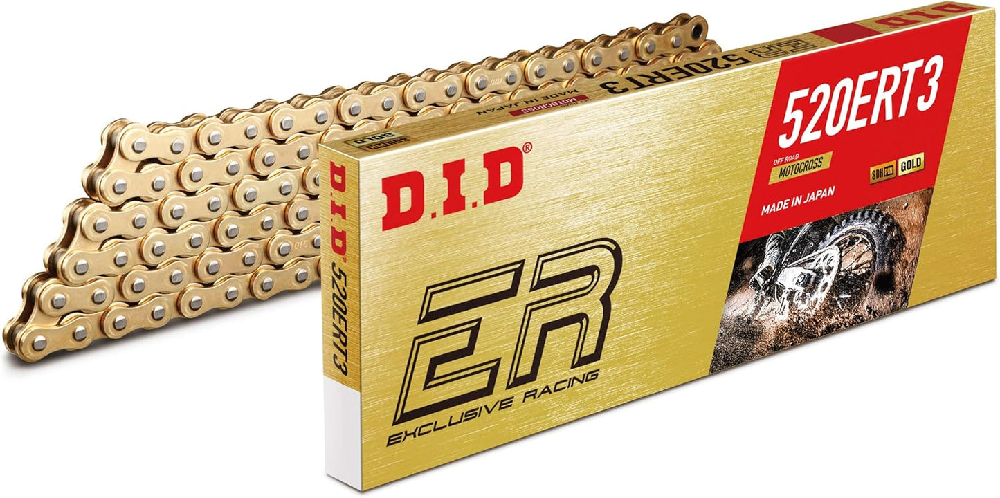DID 520ERT3-114 Gold 114 Link High Performance Racing Chain