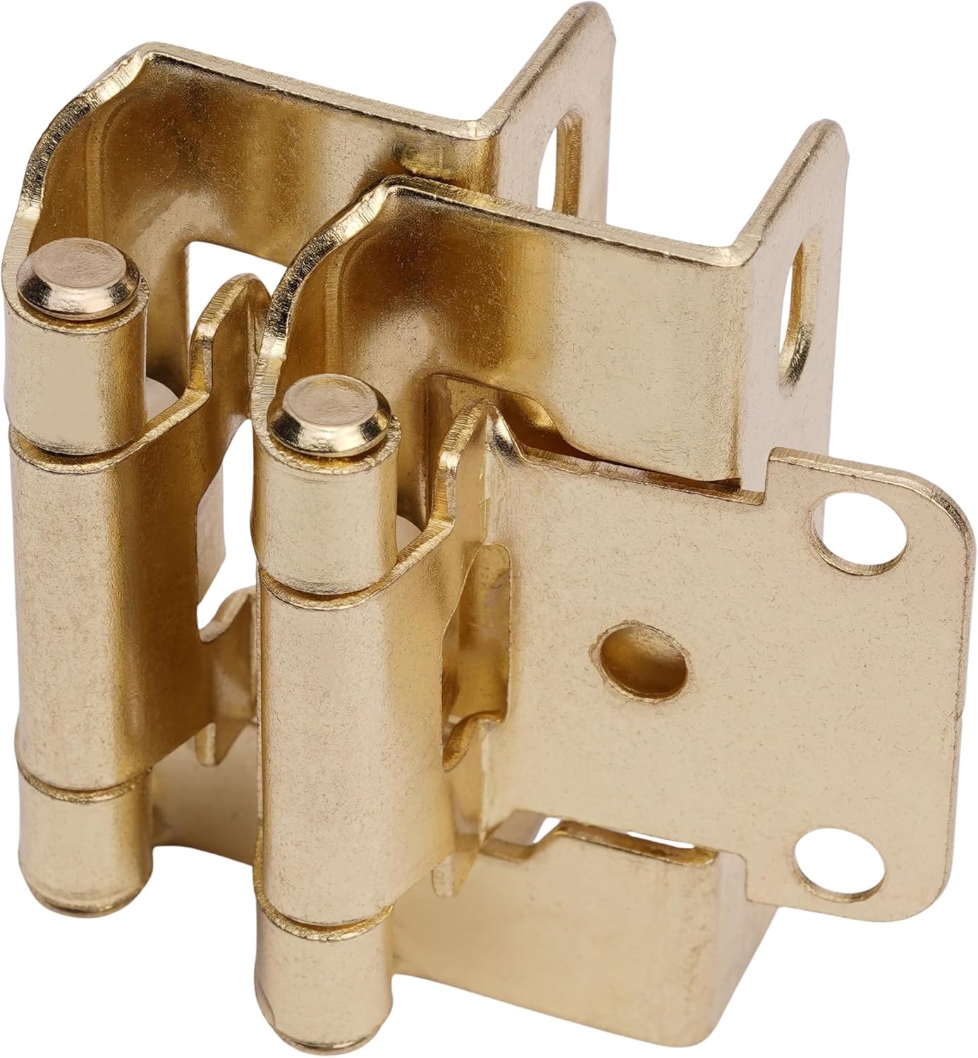DecoBasics 1/2 Overlay Gold Cabinet Hinges for Easy Installation