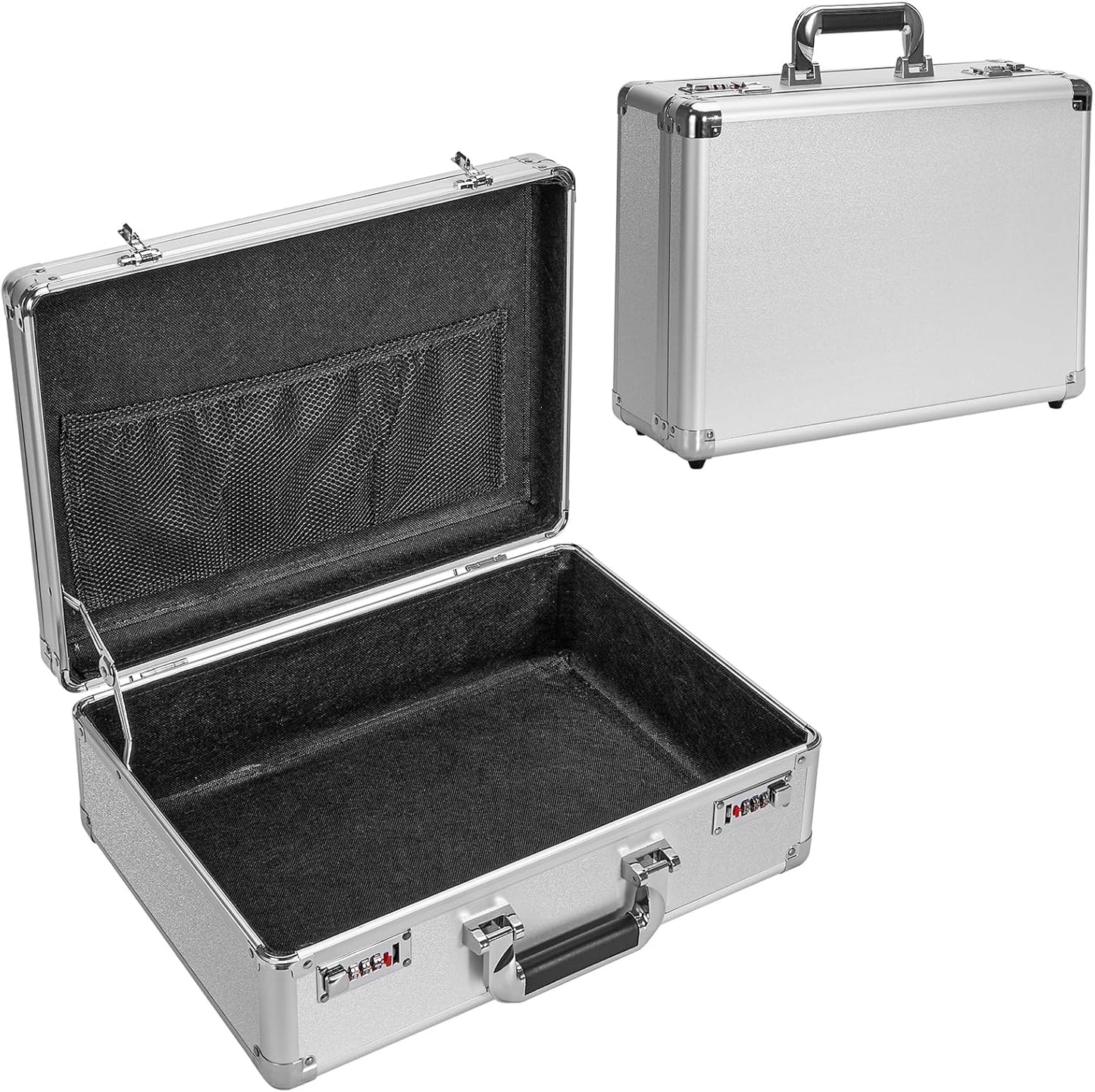 File Organizer Storage Box with Dual Combination Locks for Security