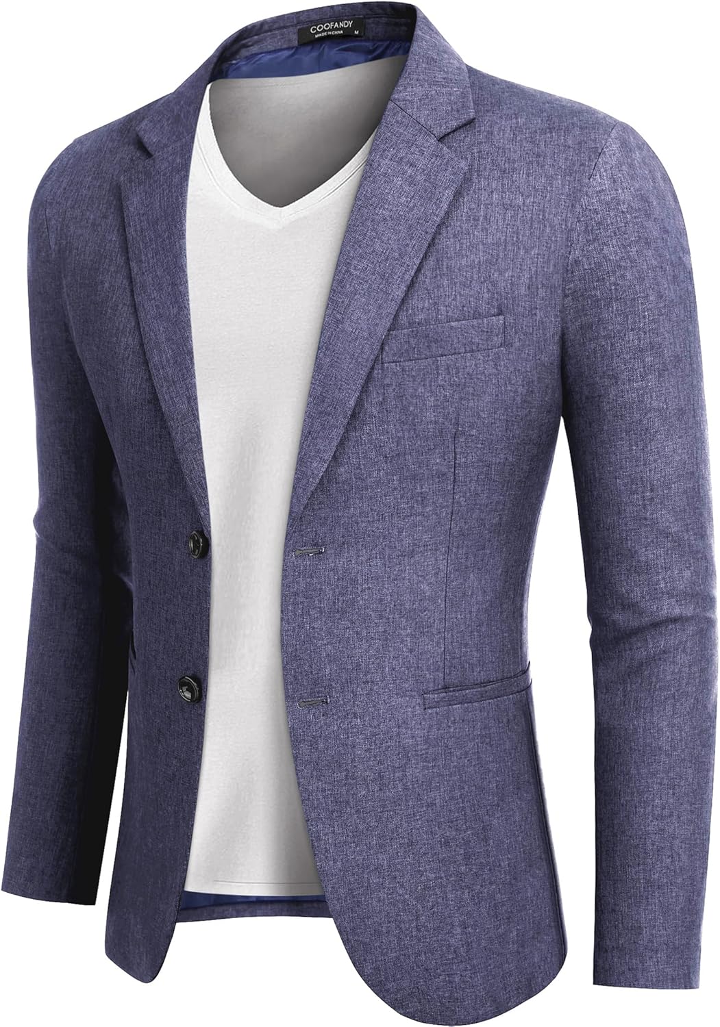 COOFANDY Men's Blazer Casual Two Buttons Sport Coats Lightweight
