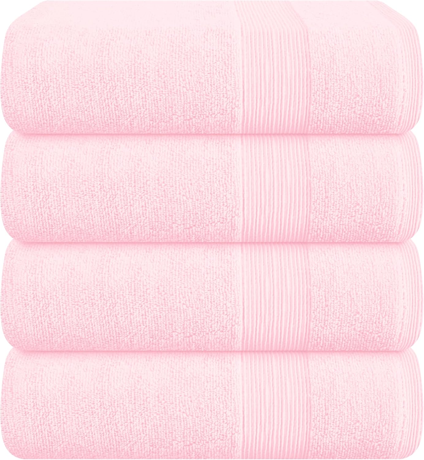 Belizzi Home 4 Pack Bath Towel Set - Ultra Soft Cotton Towels
