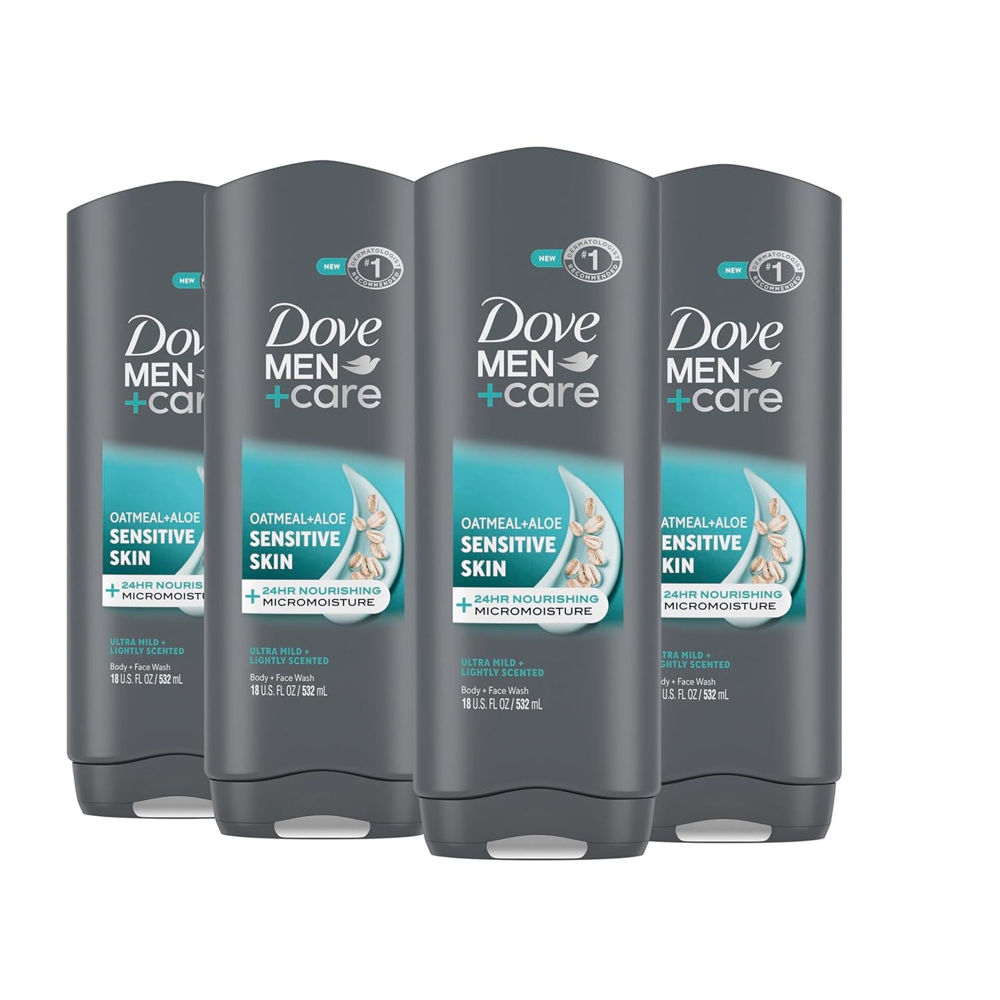Dove Men+Care Sensitive Skin Body & Face Wash for Smooth Skin