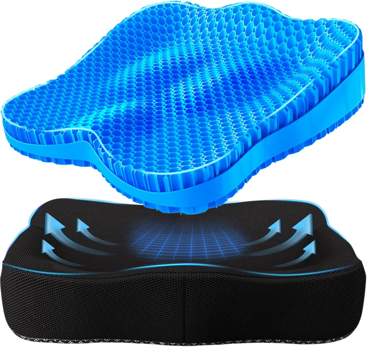 Sciatica Relief Gel Seat Cushion by Tsmertor