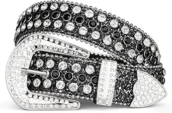 UnFader Rhinestone Western Belts for Men and Women - Bling Style