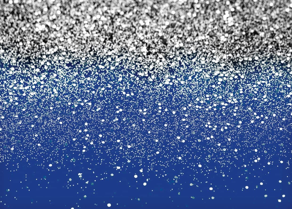 10x8ft Blue and Silver Backdrop for Stunning Photography Events