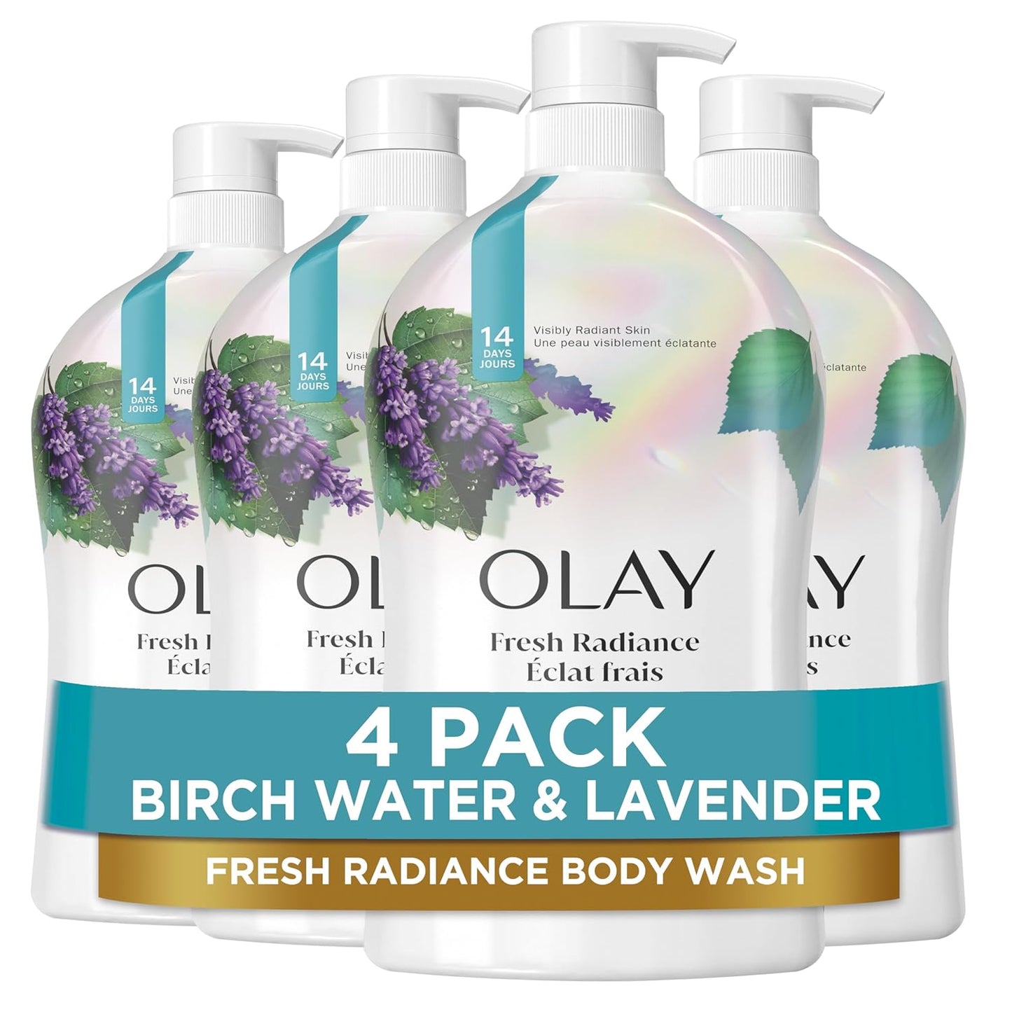 Olay Body Wash for Women with Birch Water & Lavender Scent