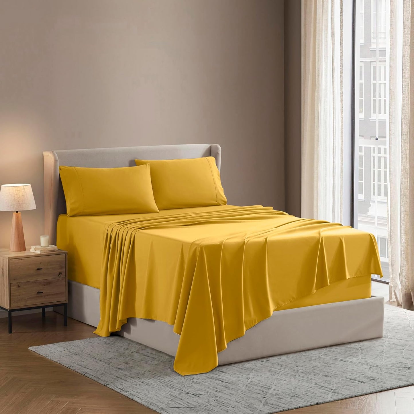 Nestl Queen Sheet Set - Luxury 1800 Ultra-Soft Microfiber
