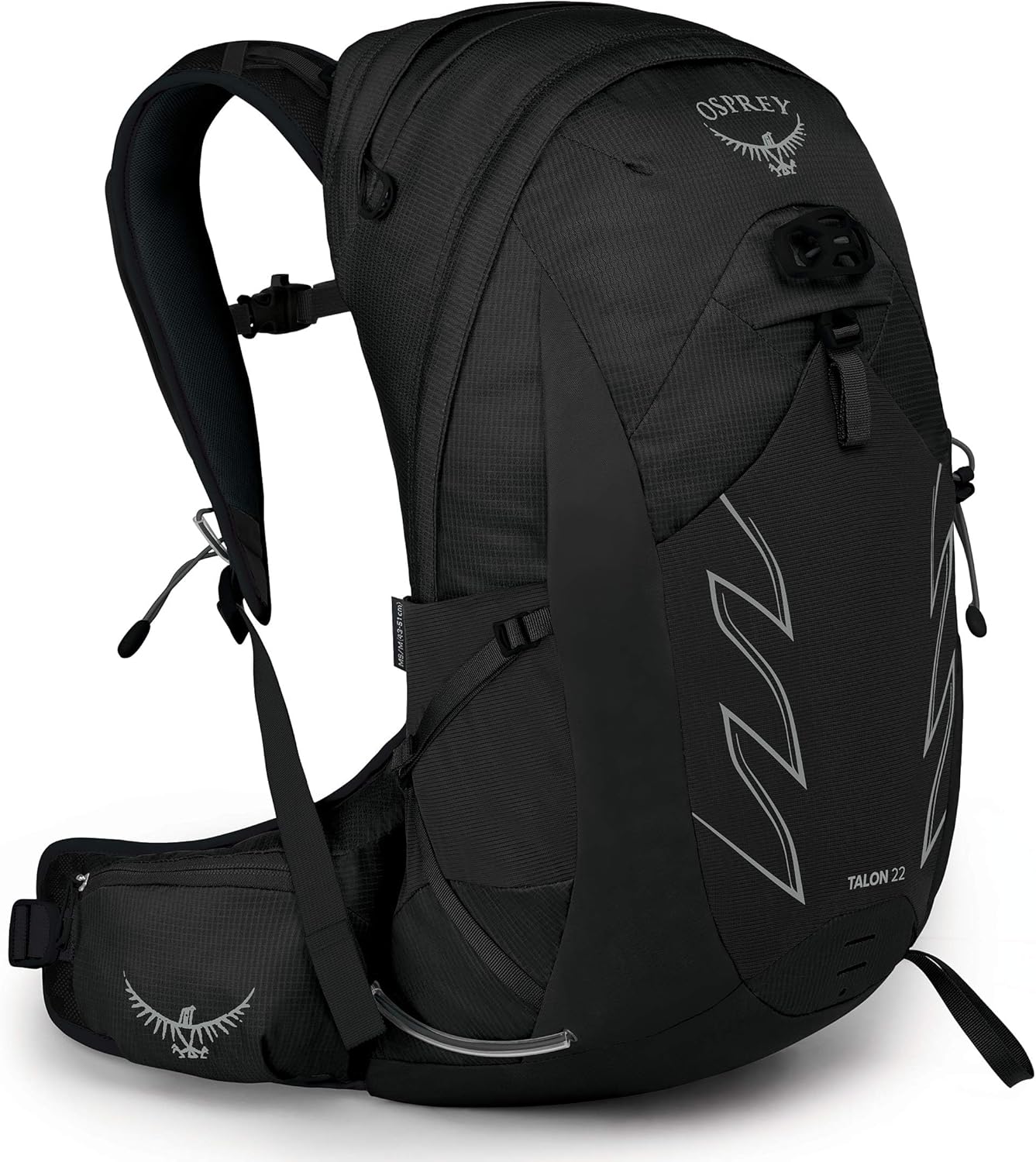 Osprey Talon 22L Hiking Backpack - Stealth Black XL