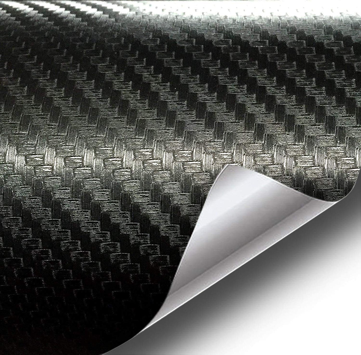 VViViD XPO Dry Deep Black 3D Carbon Fiber Vinyl Wrap Roll