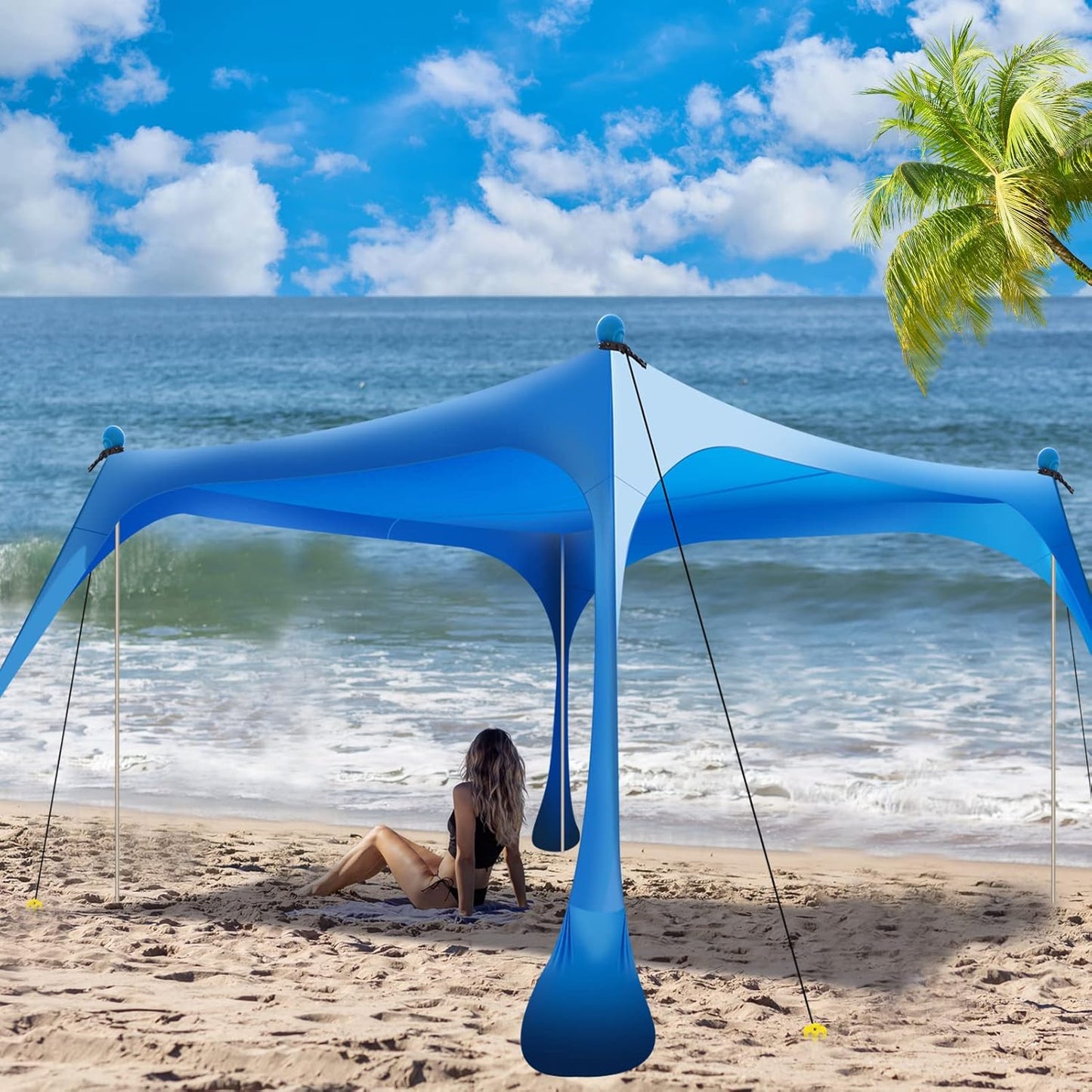 Buheco Beach Tent: UPF50+ Sun Protection!