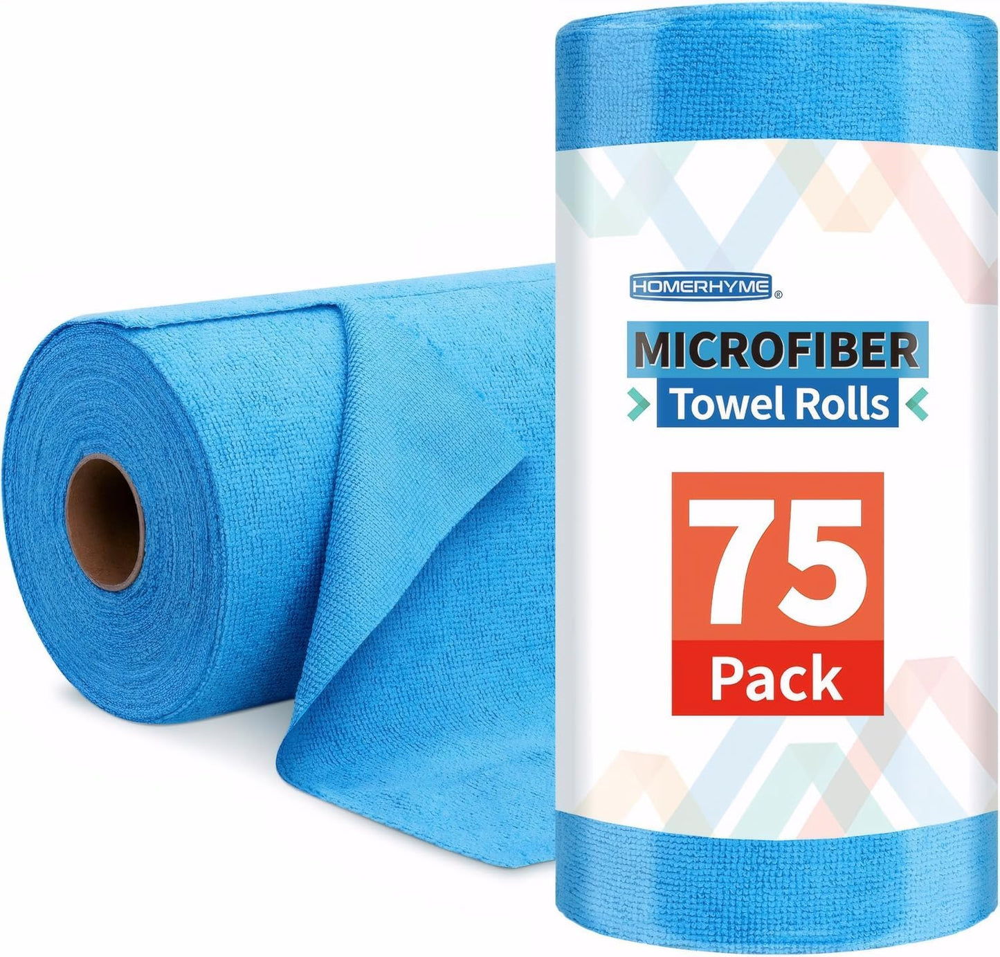 75-Pack Lint-Free Microfiber Cleaning Towels by HOMERHYME
