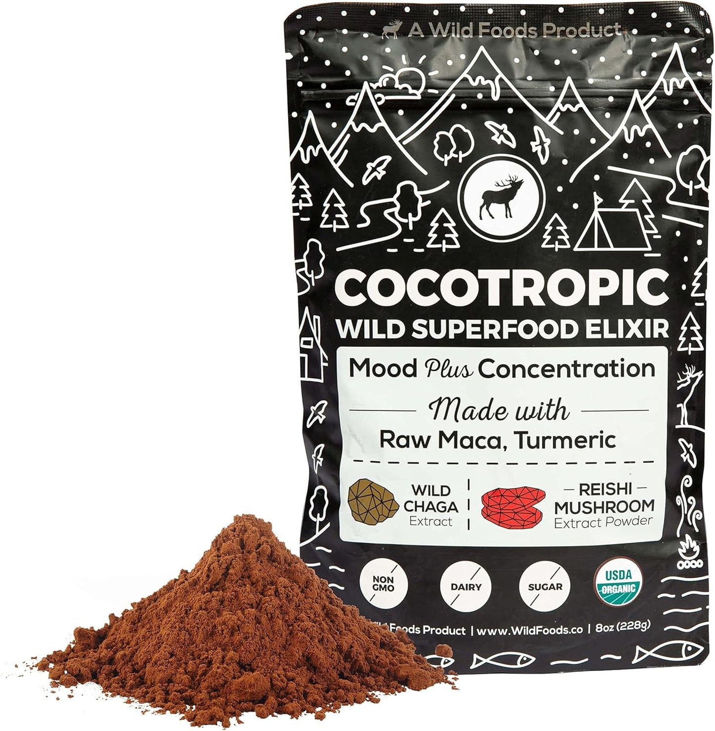 Organic Mushroom Hot Chocolate Mix | Immune-Boosting Superfood