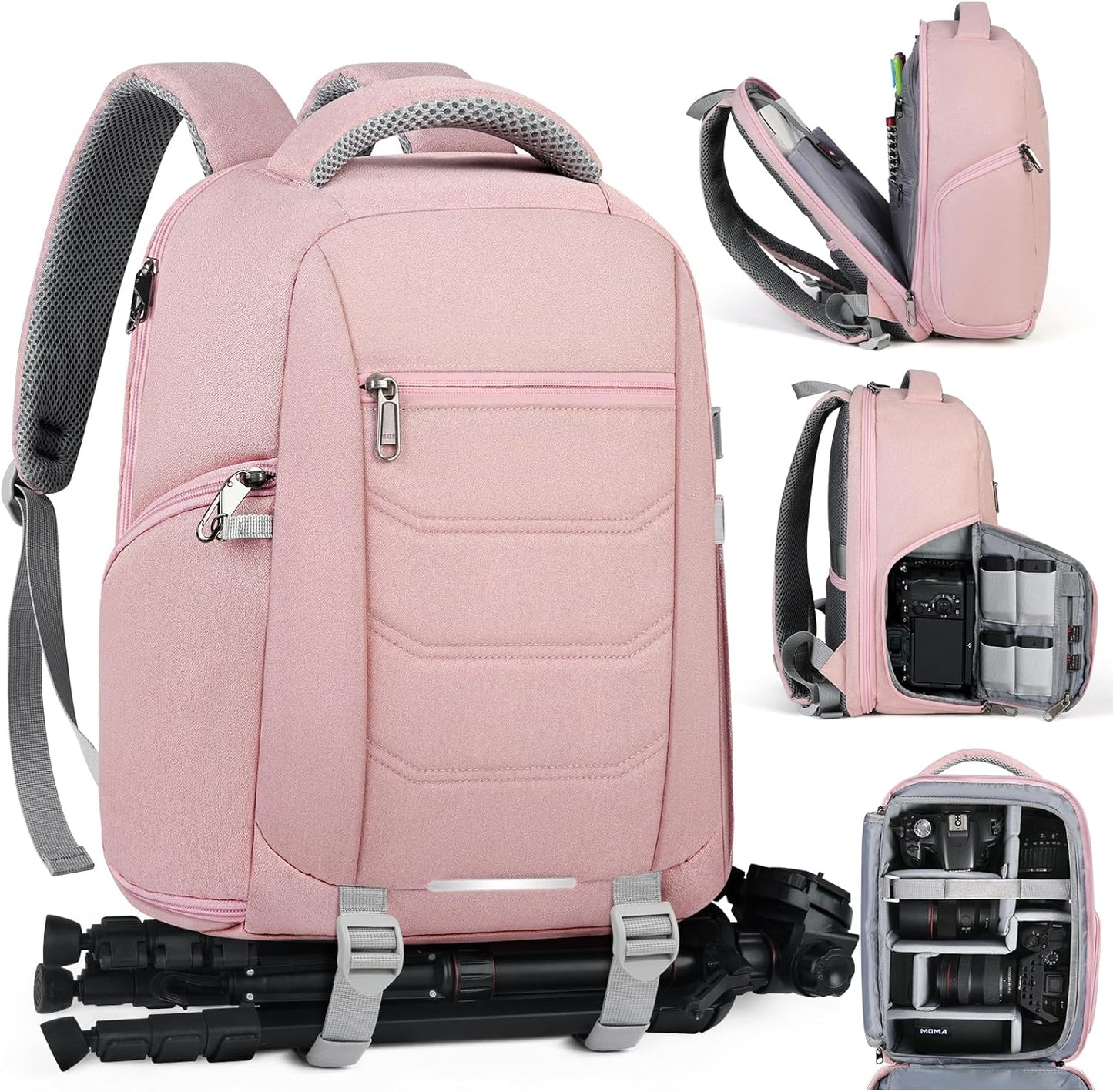 SDYSM Camera Bag Backpack for DSLR SLR with Large Capacity