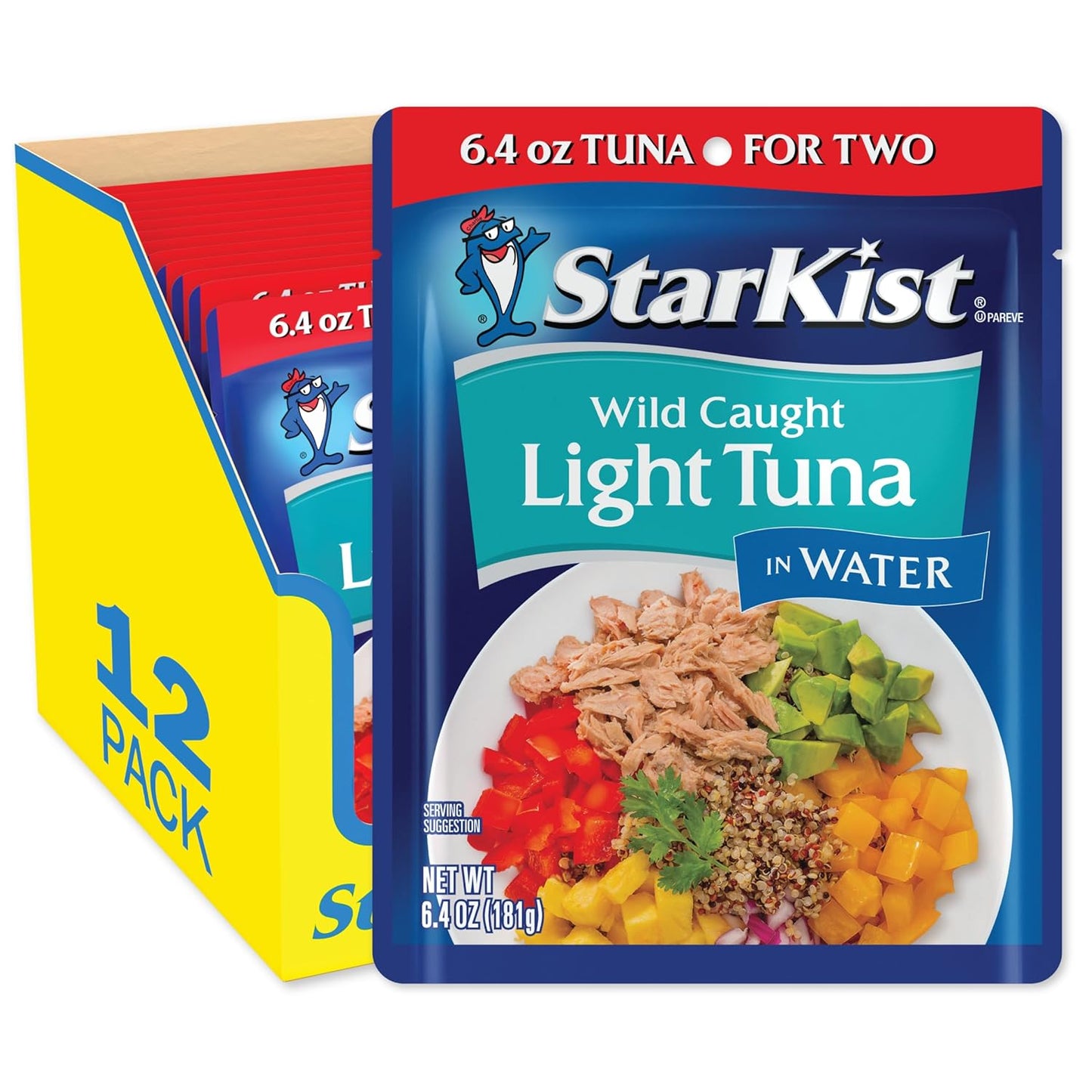 StarKist Albacore White Tuna in Water, 12 Pack for Easy Meals
