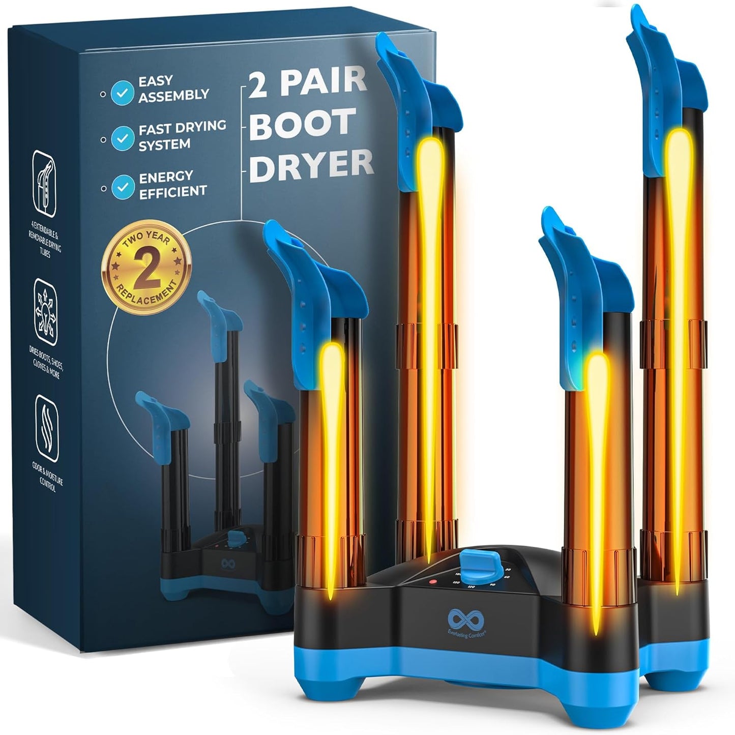 Everlasting Comfort Boot Dryer for Fast Drying Work Boots