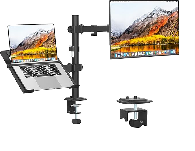 UPGRAVITY Monitor and Laptop Mount for 13 to 27 inch Screens