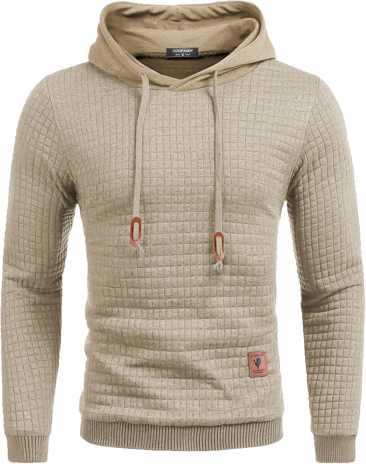 COOFANDY Mens Hooded Sweatshirt for Casual Comfort and Style