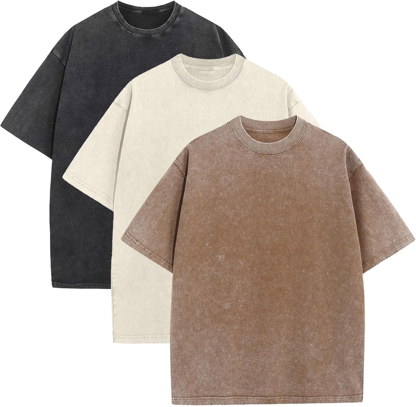 Men's Oversized Cotton T-Shirts for Vintage Casual Style