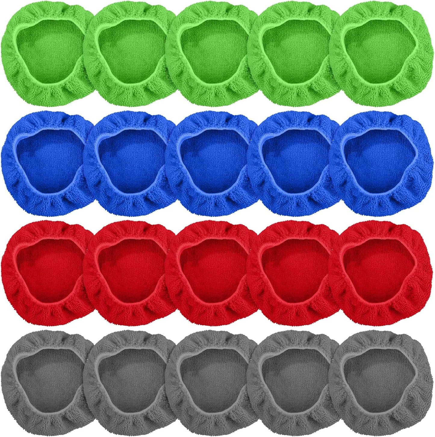 20 Pack Microfiber Cloths for Sparkling Windshields