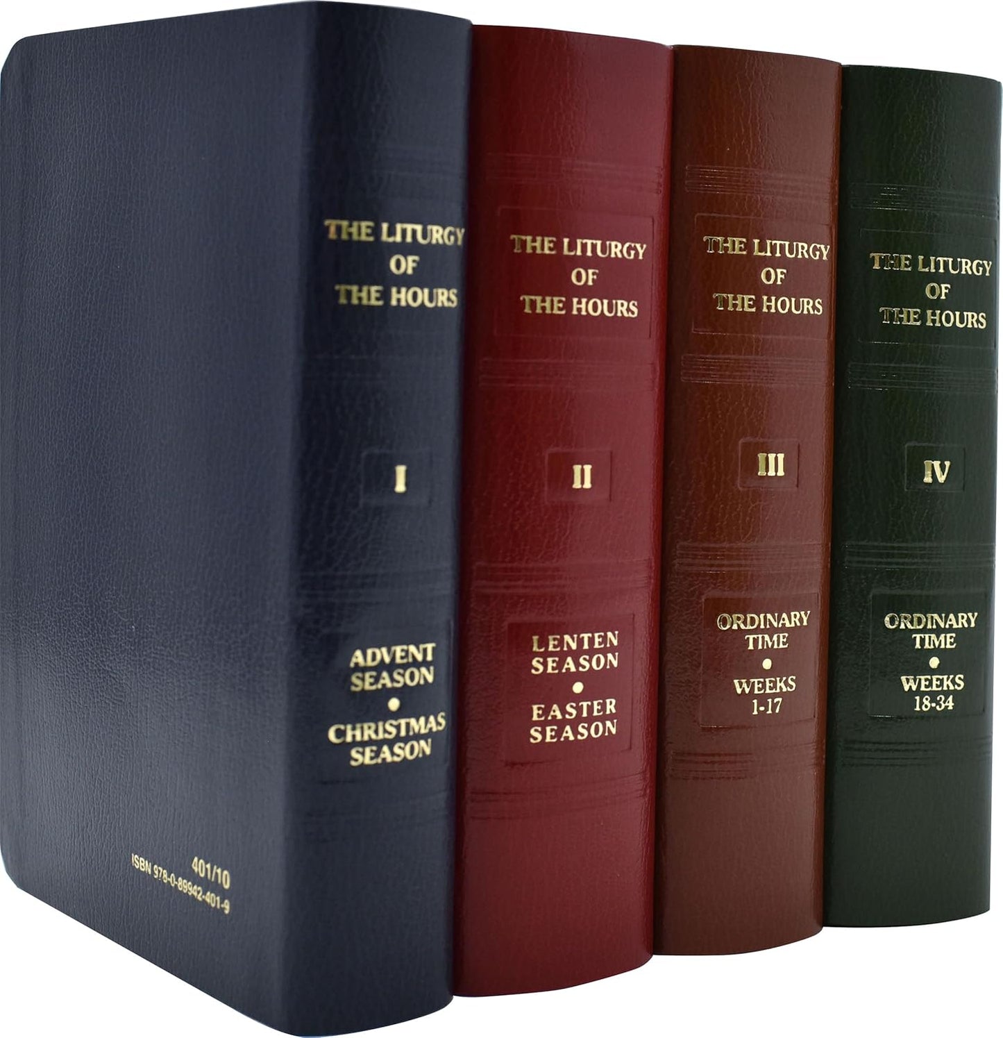 Liturgy of the Hours 4-Volume Set for Daily Prayer and Reflection