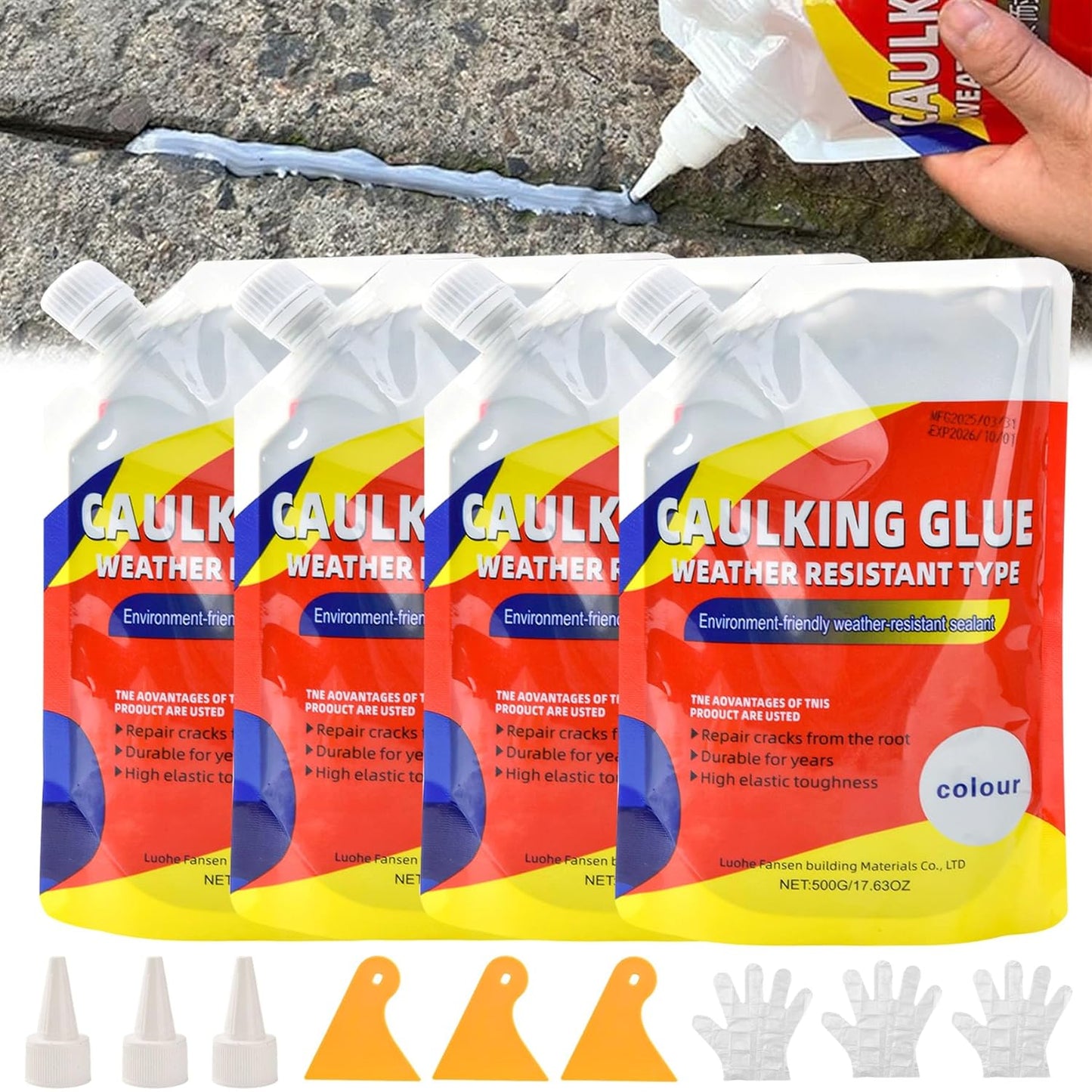 Concrete Crack Waterproof Repair Sealant for All Surfaces