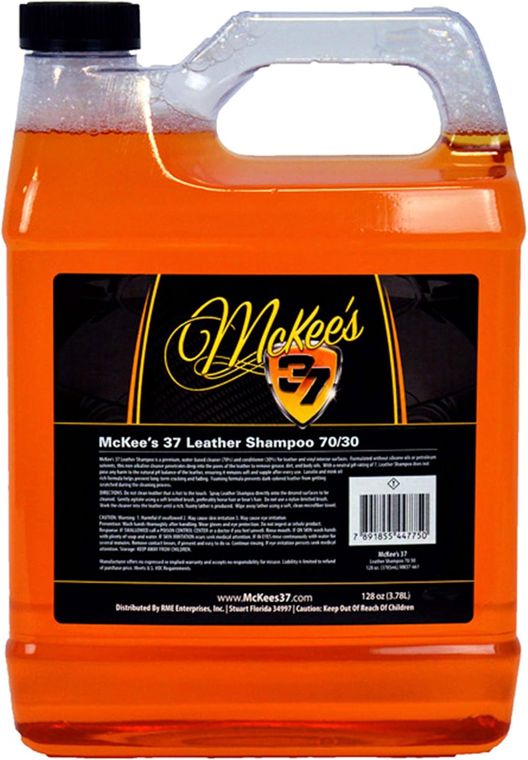 McKee's 37 Leather Shampoo 128 oz. - Cleans & Conditions