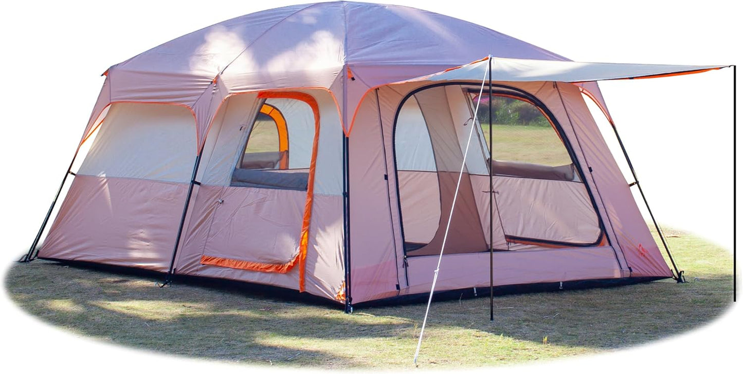 KTT Extra Large Family Cabin Tent for 12 Person Camping