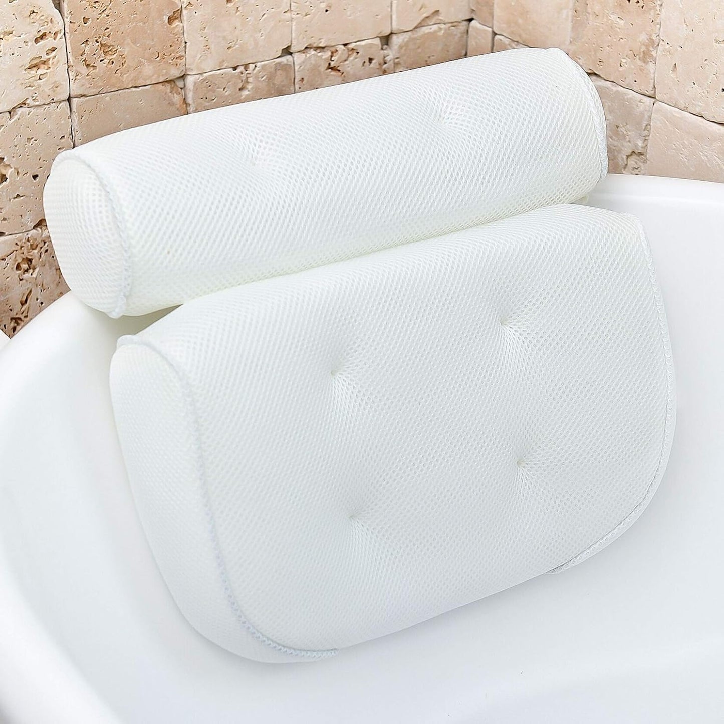 Luxurious Bathtub Pillow for Neck and Shoulder Support