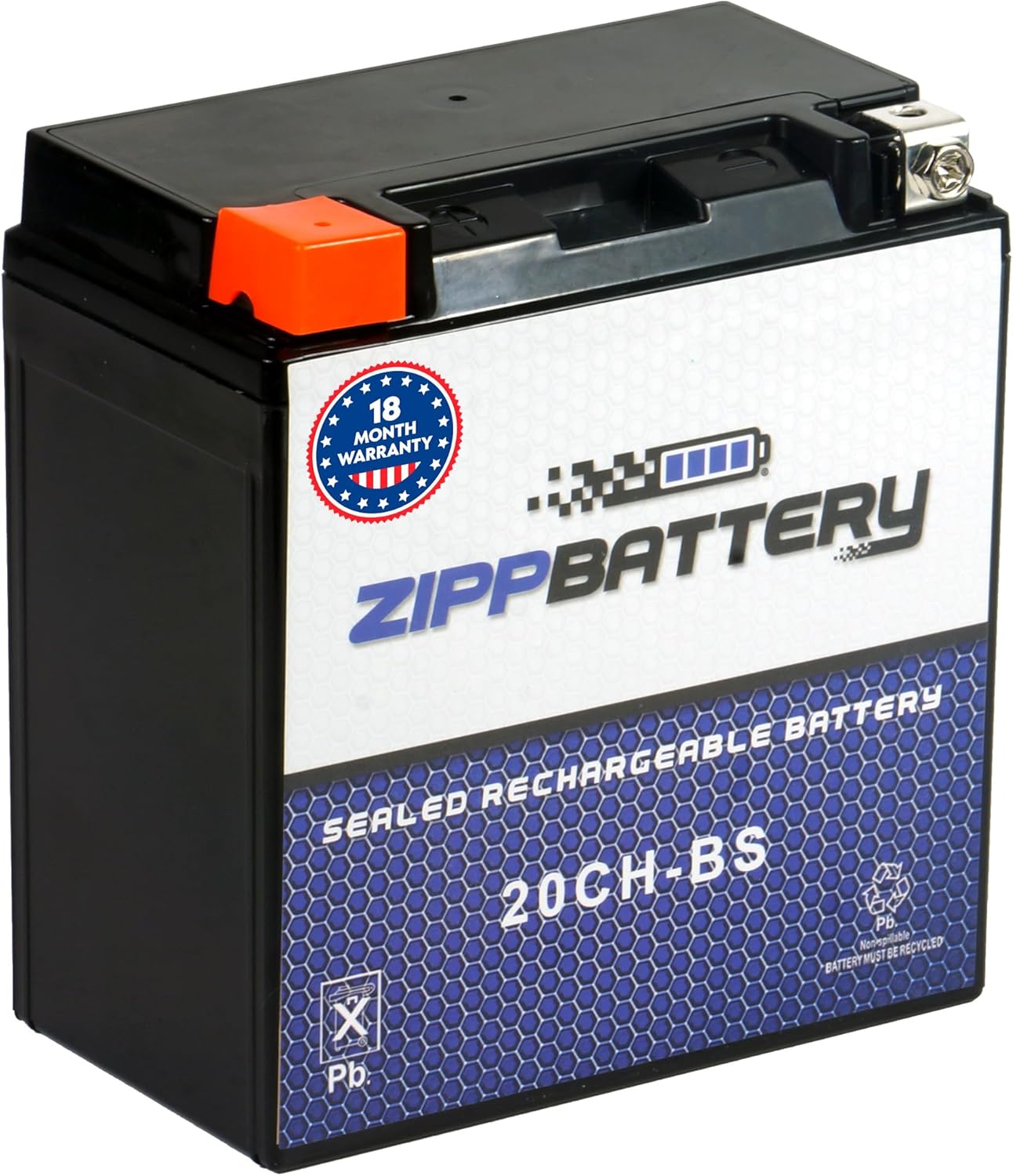 YTX20CH-BS 12V 270 CCA AGM Battery for ATV, UTV, and More