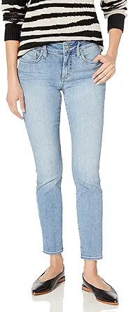 NYDJ Women's Petite Size Marilyn Straight Leg Jeans for Comfort