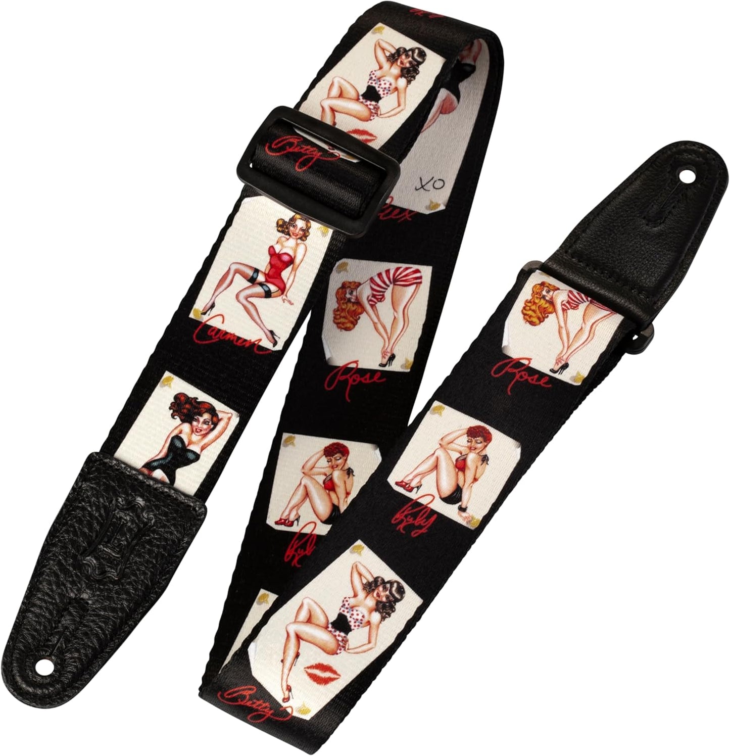 Levy's Sonically Vibrant Pin-Up Guitar Strap