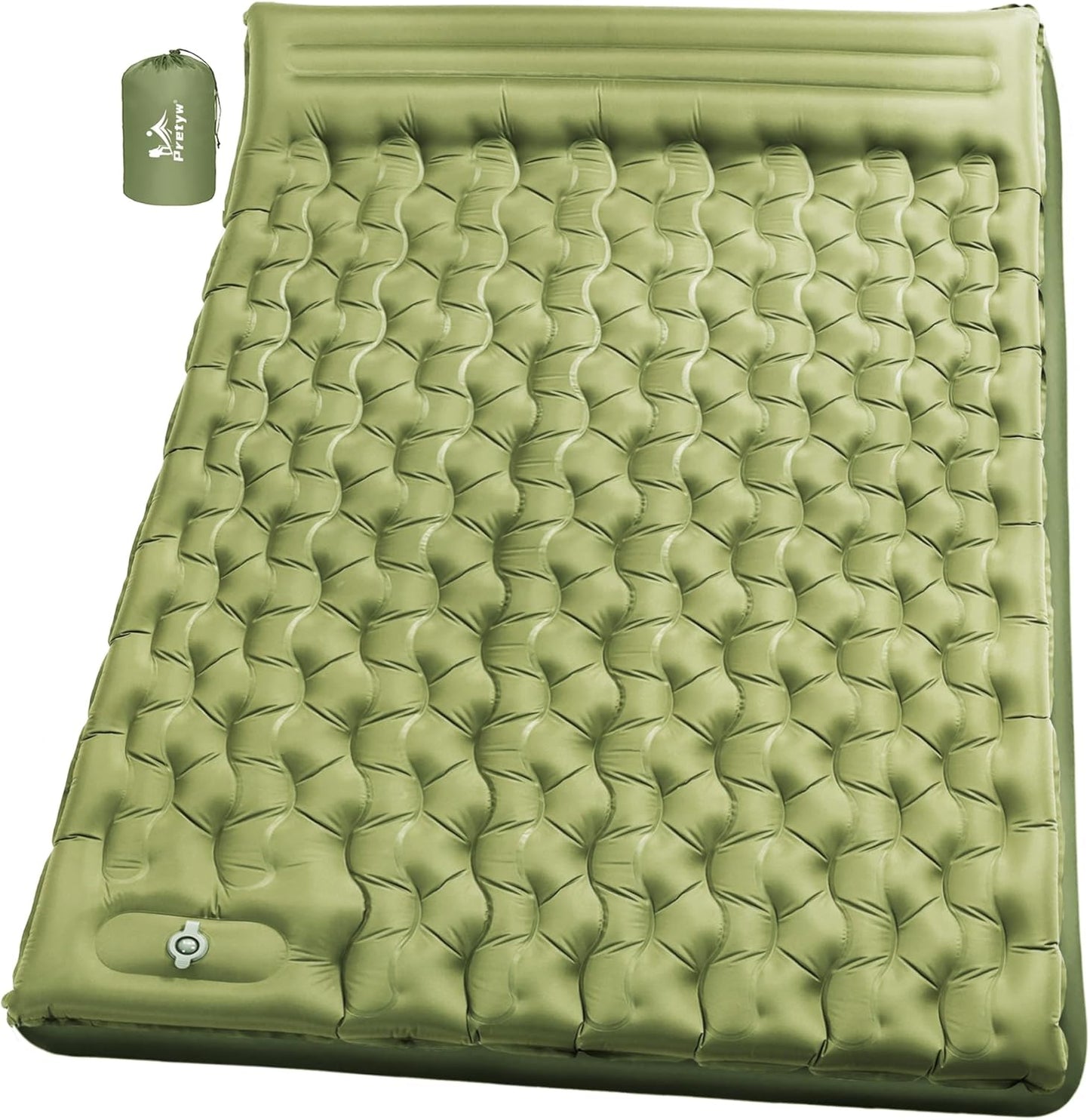 Double Sleeping Pad for Camping - Ultra-Thick 6-Inch Mattress