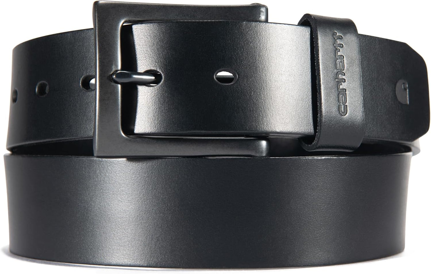 Carhartt Men's Rugged Burnished Leather Box Belts for Durability