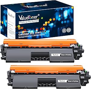 Valuetoner Compatible Toner Cartridge for HP 30A CF230A 30X