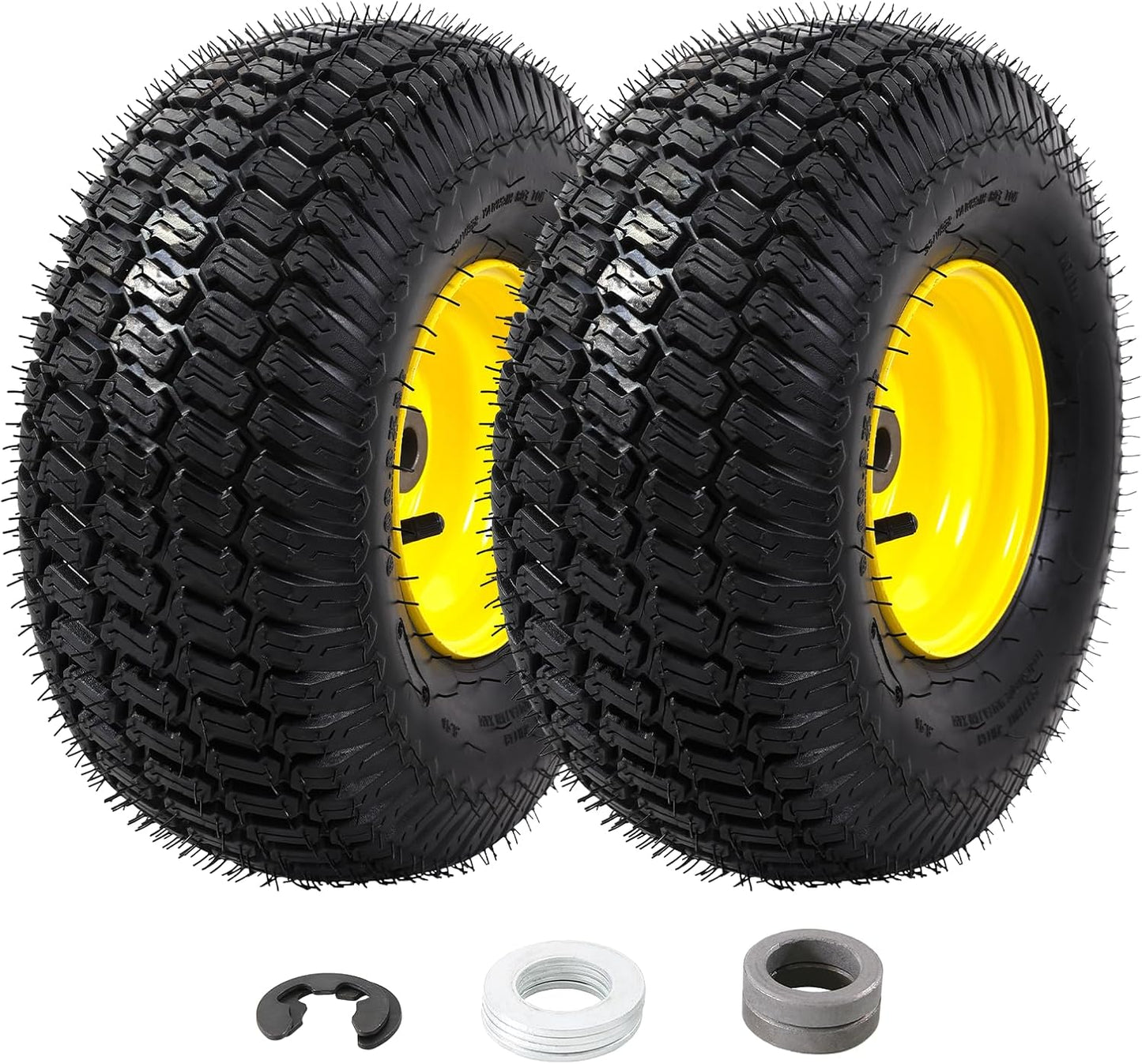 15x6.00-6 Lawn Mower Tires by MZREXN - Durable & Reliable