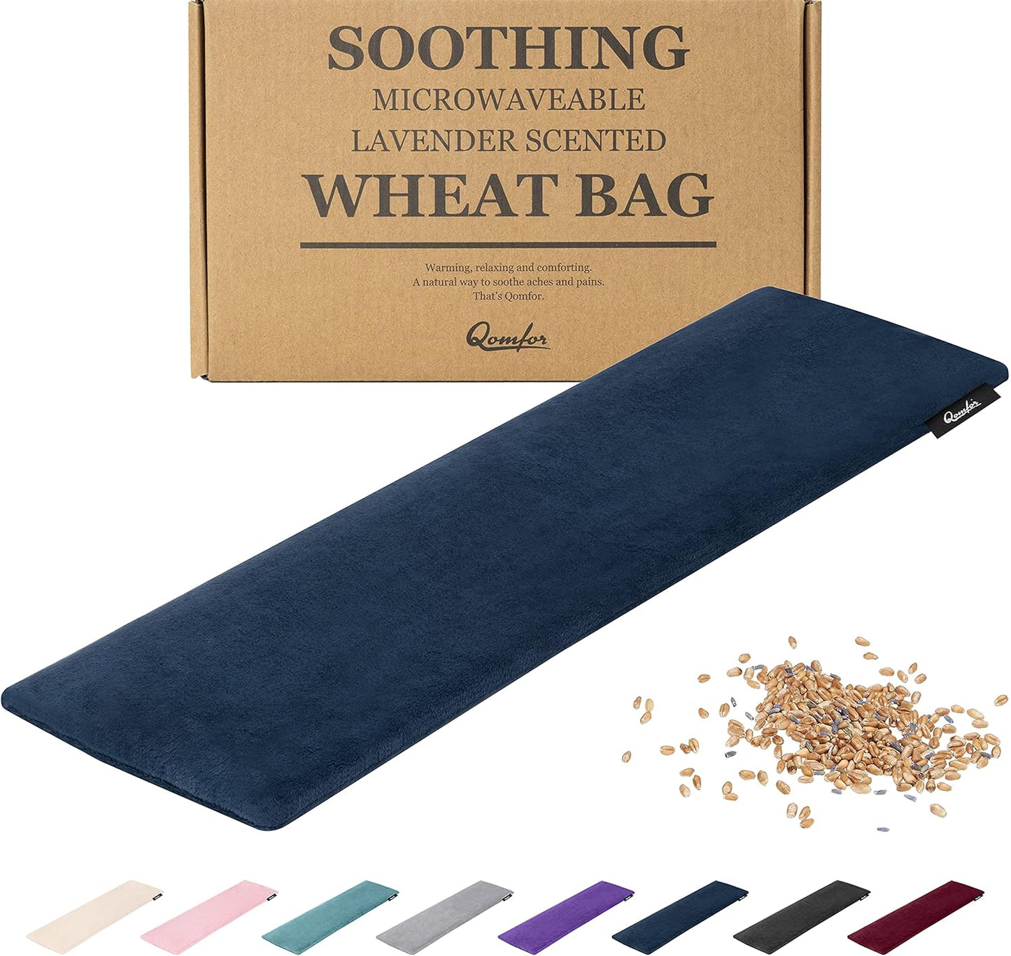 Qomfor Large Lavender Heating Pad - Pain Relief