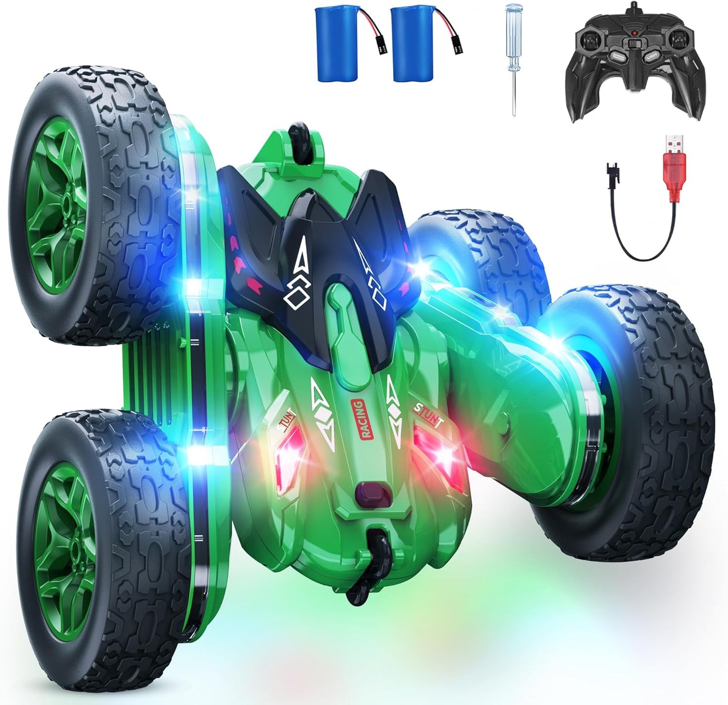 360 Flips RC Car with 2 Hour Battery Life - Perfect Kids Gift!