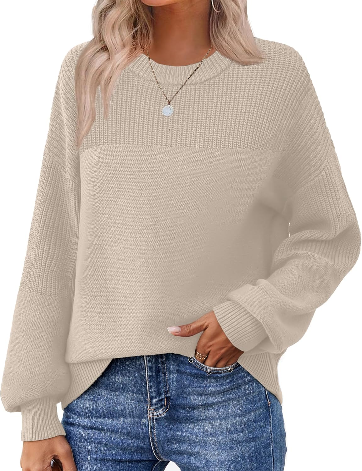 Zeagoo Women's Chunky Knit Sweater for Fall and Winter Style
