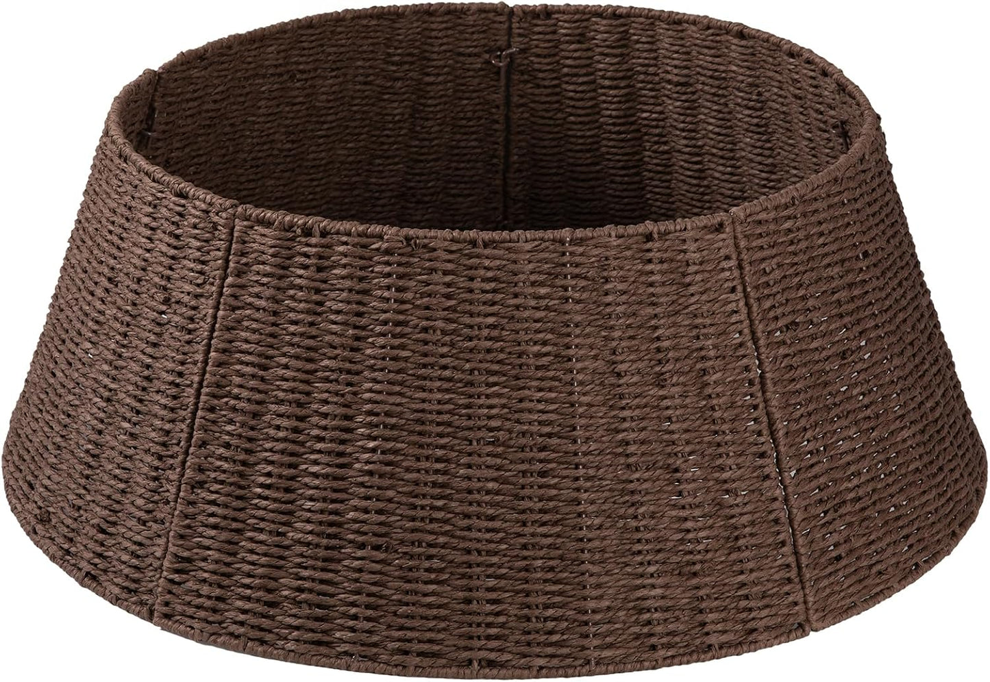 OIAHOMY Christmas Tree Collar - Wicker Holiday Tree Skirt